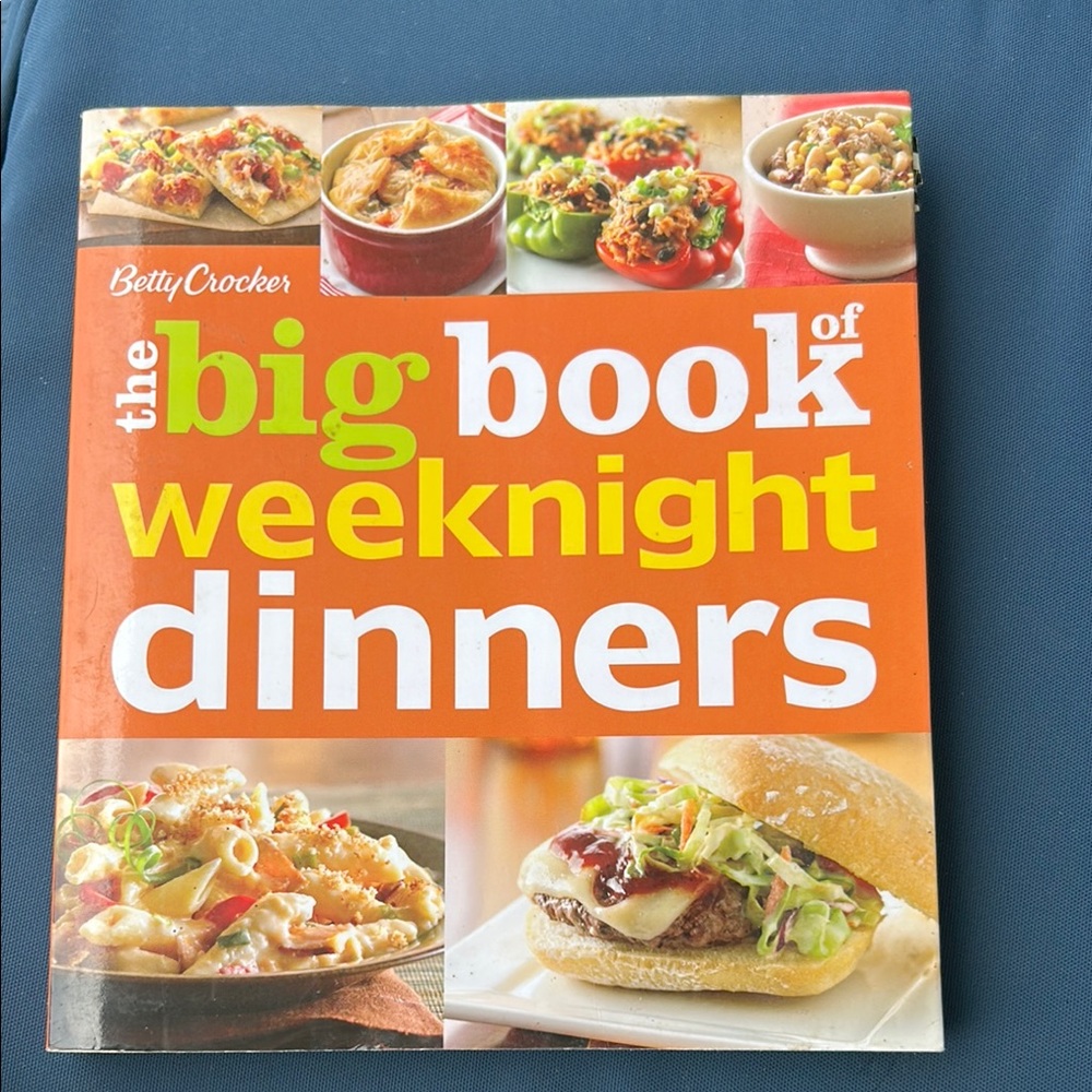 Betty Crocker Orange Kitchen Cookbook Collection